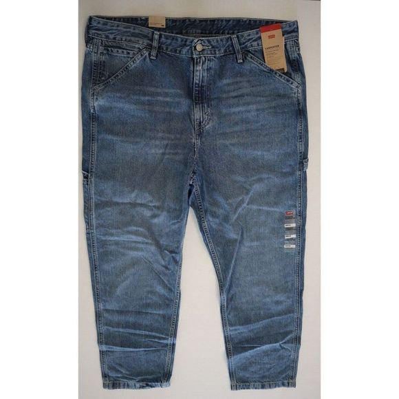 Levi's Original Men's Sz 38x32 Blue Tapered Carpenter Jeans $70 - Picture 1 of 7